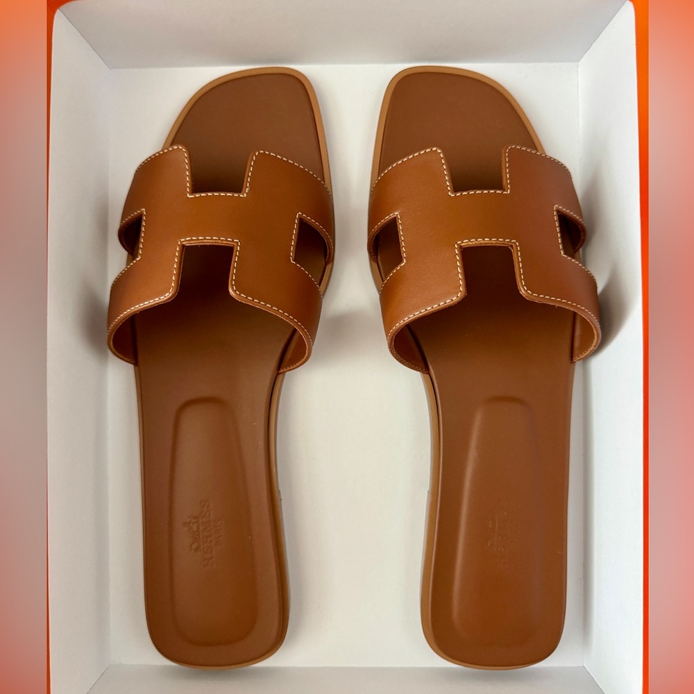 NIB Hermes Oran Sandals - Picture 6 of 11